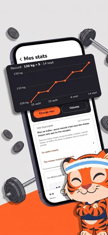 ToraLift, écran Mes stats